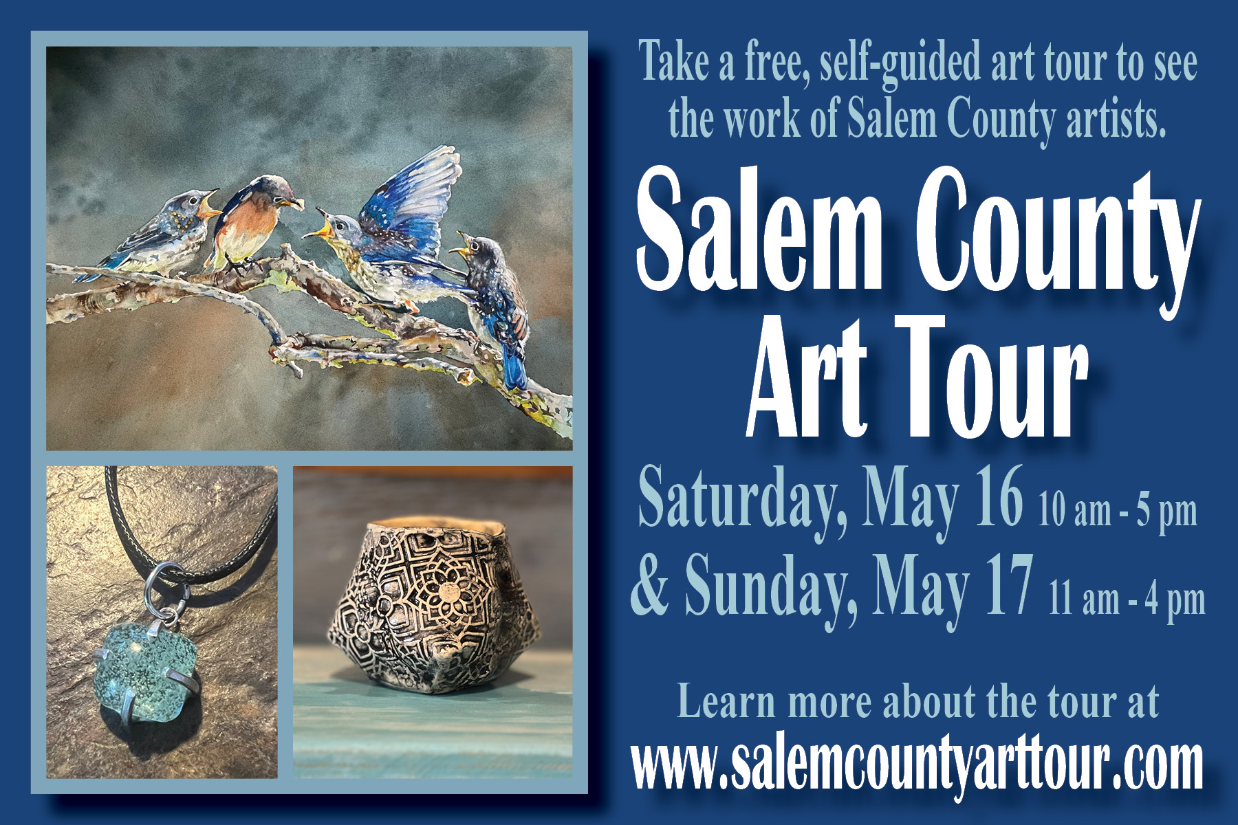 Salem County Art Tour May 16th & 17th